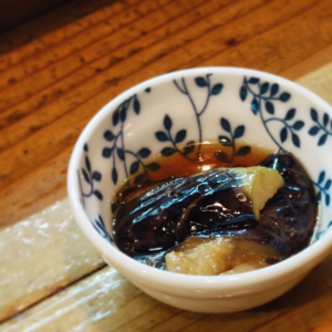 茄子の揚げ浸し〜